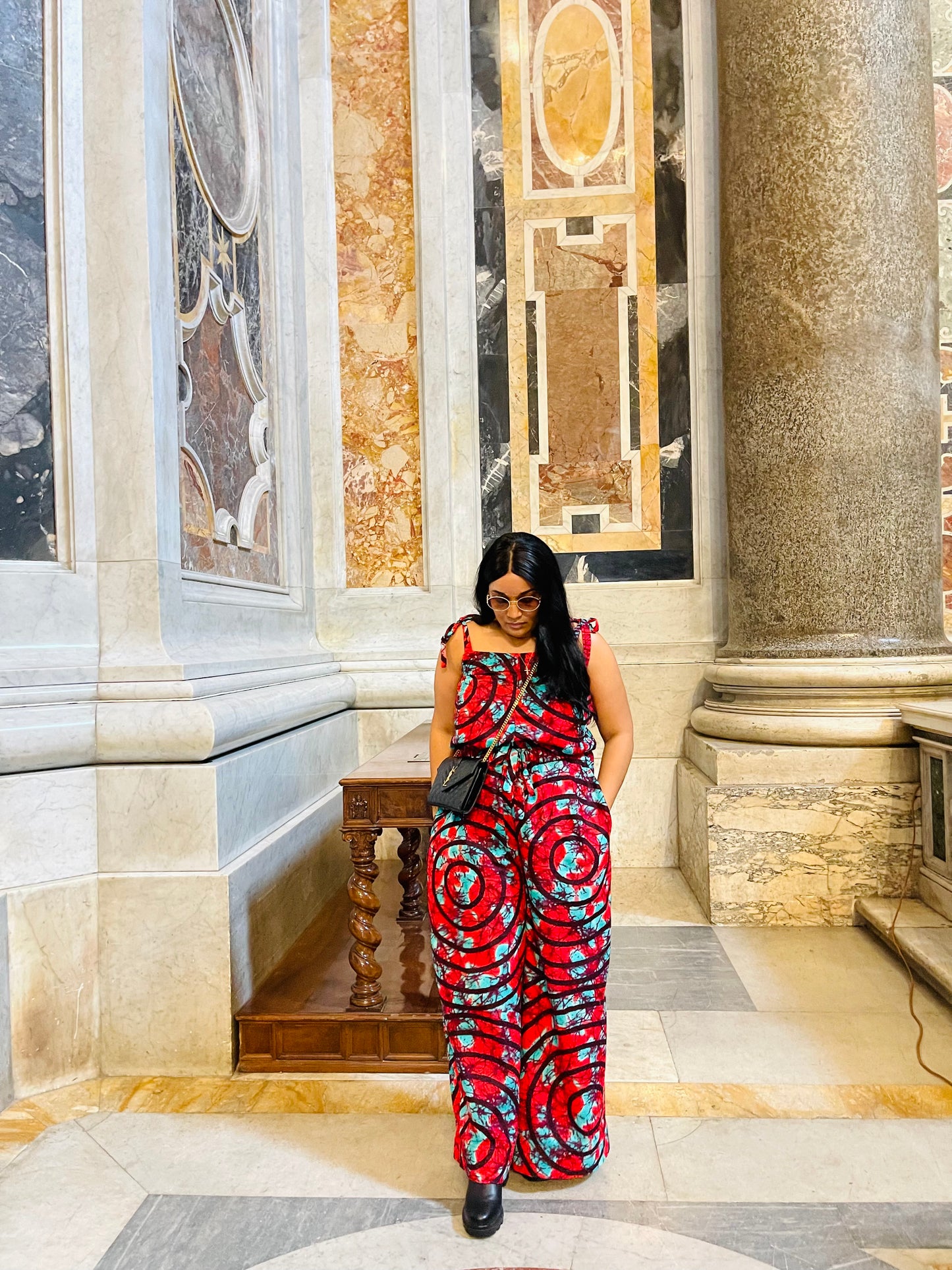 Crimson Grace Ankara Jumpsuit
