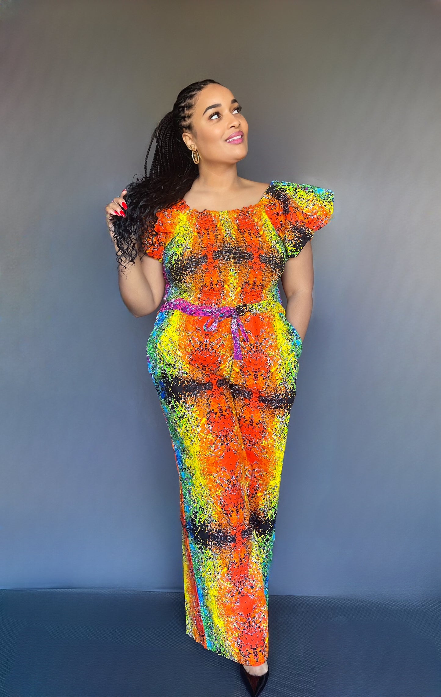 Ofure Radiance Ankara Jumpsuit