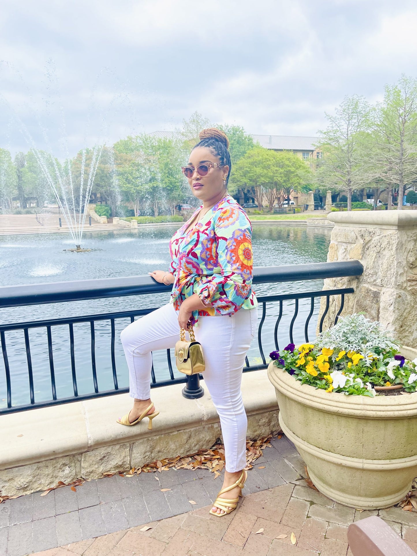 Irrua Ankara Flair Blouse