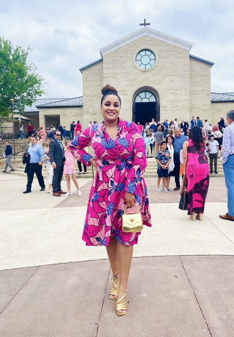 Blossom Belle Ankara Dress