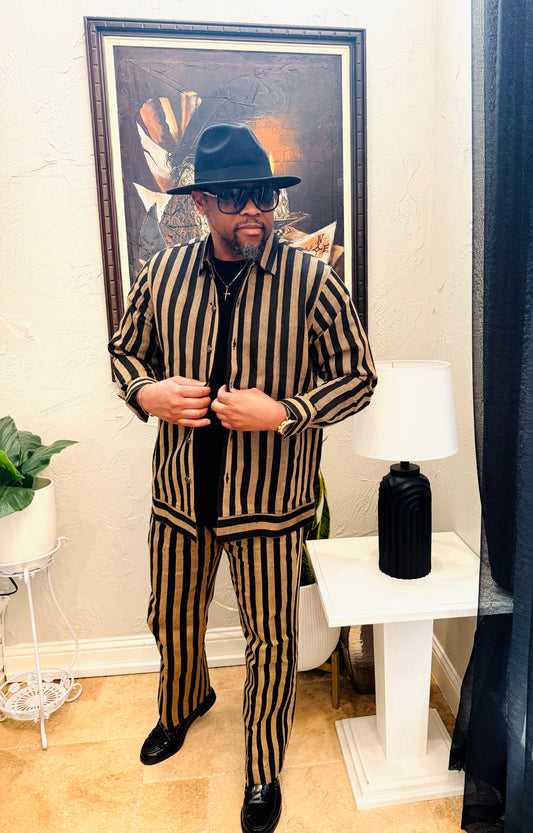 Obsidian Aso-Oke Set